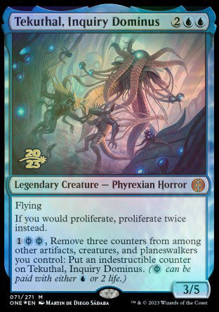 Tekuthal, Inquiry Dominus [Phyrexia: All Will Be One Prerelease Promos] | Exor Games Dartmouth