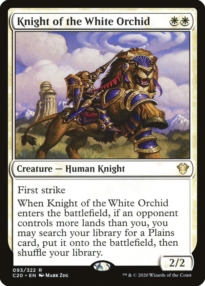 Knight of the White Orchid [Commander 2020] | Exor Games Dartmouth