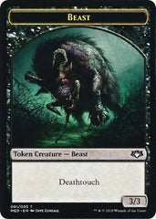 Beast Token [Mythic Edition: War of the Spark] | Exor Games Dartmouth