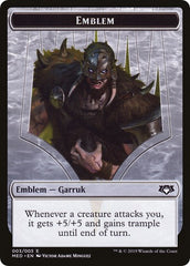 Emblem - Garruk, Apex Predator [Mythic Edition: War of the Spark] | Exor Games Dartmouth