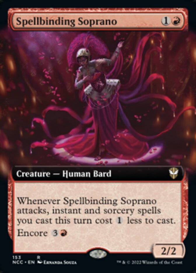 Spellbinding Soprano (Extended Art) [Streets of New Capenna Commander] | Exor Games Dartmouth