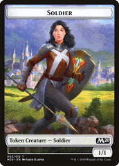 Soldier Token [Core Set 2020 Tokens] | Exor Games Dartmouth