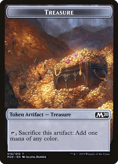 Treasure Token [Core Set 2020 Tokens] | Exor Games Dartmouth