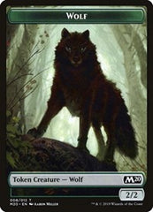 Wolf Token [Core Set 2020 Tokens] | Exor Games Dartmouth