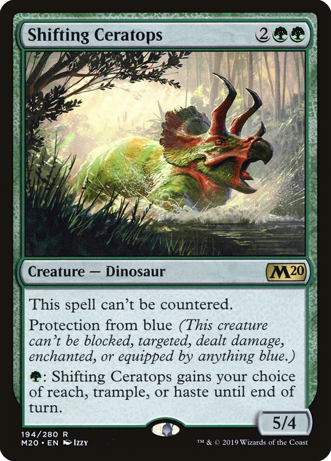 Shifting Ceratops [Core Set 2020] | Exor Games Dartmouth