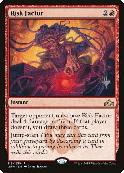 Risk Factor [Guilds of Ravnica Promos] | Exor Games Dartmouth
