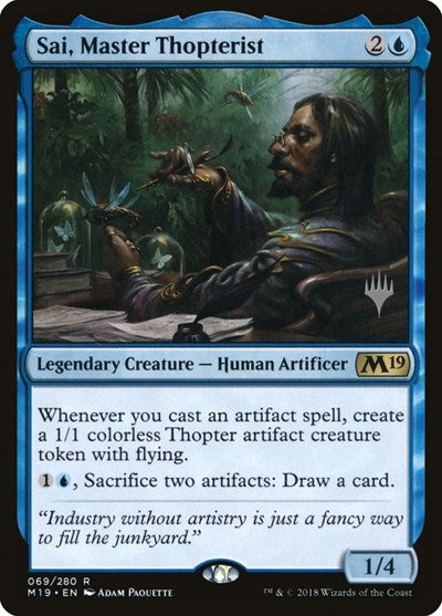 Sai, Master Thopterist [Core Set 2019 Promos] | Exor Games Dartmouth