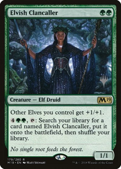 Elvish Clancaller [Core Set 2019 Promos] | Exor Games Dartmouth