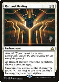 Radiant Destiny [Rivals of Ixalan Promos] | Exor Games Dartmouth