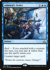 Admiral's Order [Rivals of Ixalan Promos] | Exor Games Dartmouth