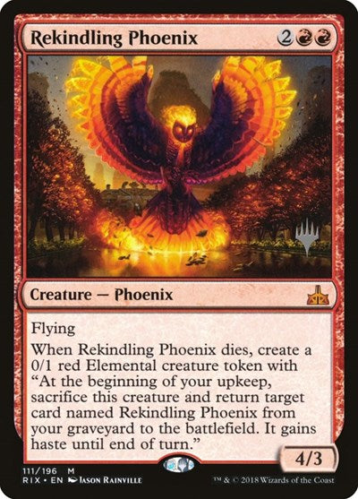 Rekindling Phoenix [Rivals of Ixalan Promos] | Exor Games Dartmouth