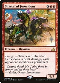 Silverclad Ferocidons [Rivals of Ixalan Promos] | Exor Games Dartmouth