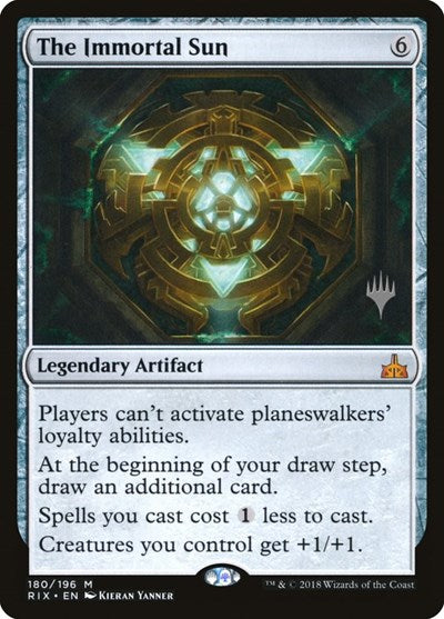 The Immortal Sun [Rivals of Ixalan Promos] | Exor Games Dartmouth