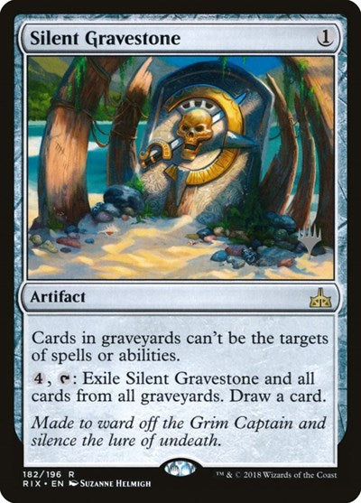 Silent Gravestone [Rivals of Ixalan Promos] | Exor Games Dartmouth