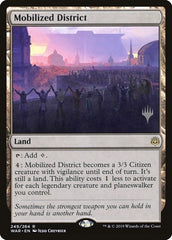 Mobilized District [War of the Spark Promos] | Exor Games Dartmouth