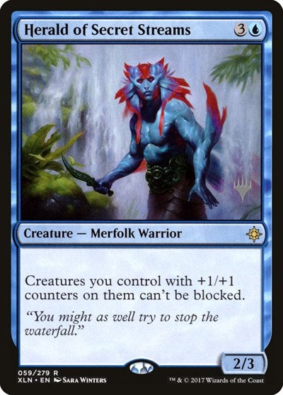 Herald of Secret Streams [Ixalan Promos] | Exor Games Dartmouth