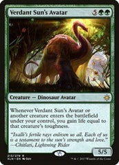 Verdant Sun's Avatar [Ixalan Promos] | Exor Games Dartmouth