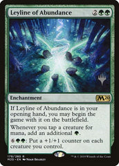 Leyline of Abundance [Core Set 2020 Promos] | Exor Games Dartmouth