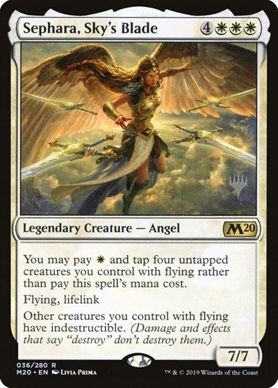 Sephara, Sky's Blade [Core Set 2020 Promos] | Exor Games Dartmouth