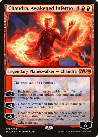 Chandra, Awakened Inferno [Core Set 2020 Promos] | Exor Games Dartmouth