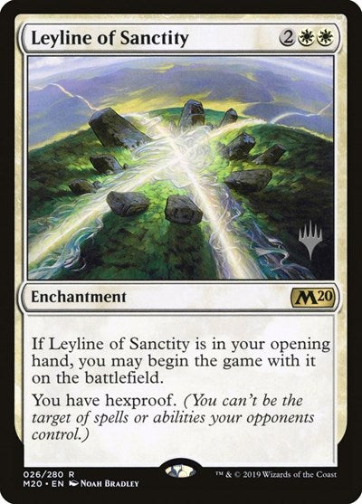 Leyline of Sanctity [Core Set 2020 Promos] | Exor Games Dartmouth