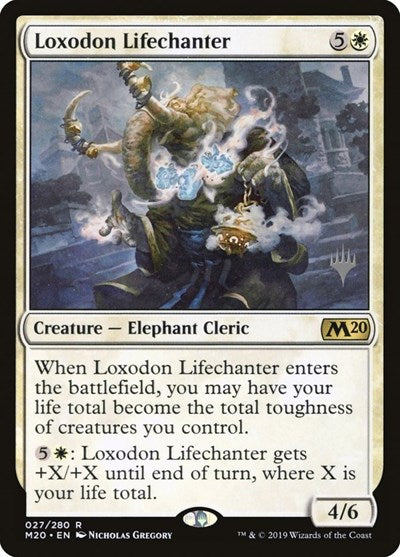 Loxodon Lifechanter [Core Set 2020 Promos] | Exor Games Dartmouth