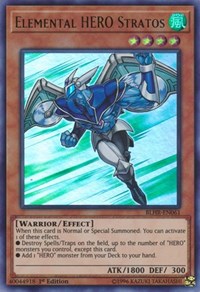 Elemental HERO Stratos [BLHR-EN061] Ultra Rare | Exor Games Dartmouth