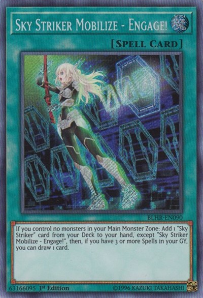 Sky Striker Mobilize - Engage! [BLHR-EN090] Secret Rare | Exor Games Dartmouth