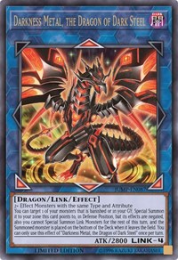 Darkness Metal, the Dragon of Dark Steel [JUMP-EN087] Ultra Rare | Exor Games Dartmouth