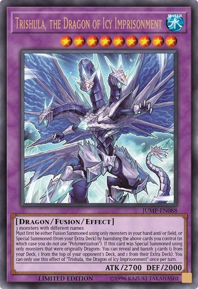 Trishula, the Dragon of Icy Imprisonment [JUMP-EN088] Ultra Rare | Exor Games Dartmouth