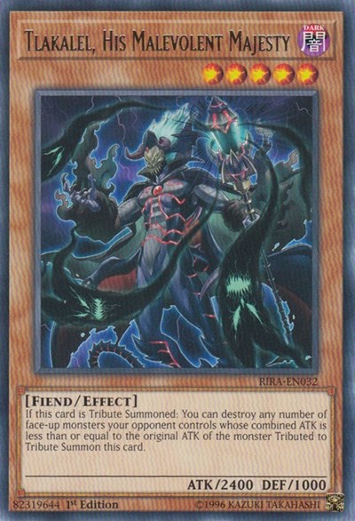 Tlakalel, His Malevolent Majesty [RIRA-EN032] Rare | Exor Games Dartmouth