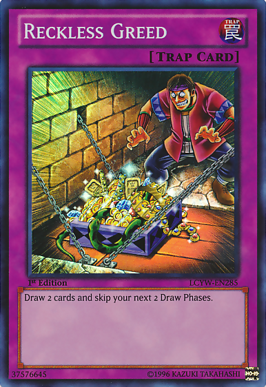Reckless Greed [LCYW-EN285] Super Rare | Exor Games Dartmouth