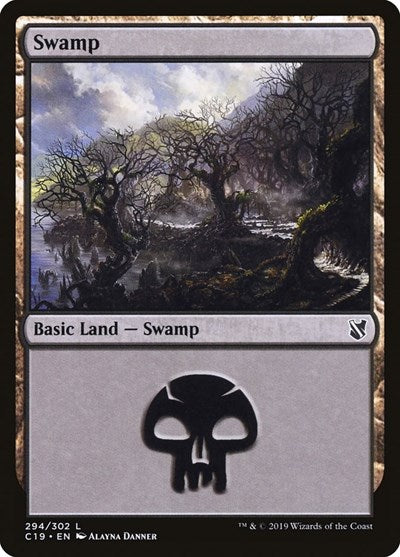 Swamp (294) [Commander 2019] | Exor Games Dartmouth