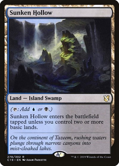 Sunken Hollow [Commander 2019] | Exor Games Dartmouth