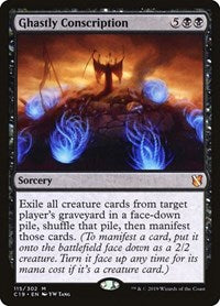 Ghastly Conscription [Commander 2019] | Exor Games Dartmouth