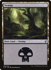 Swamp (296) [Commander 2019] | Exor Games Dartmouth