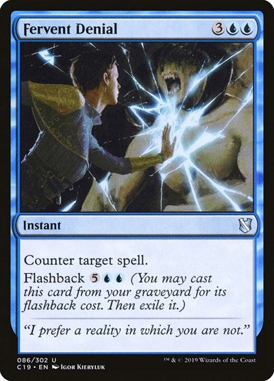 Fervent Denial [Commander 2019] | Exor Games Dartmouth