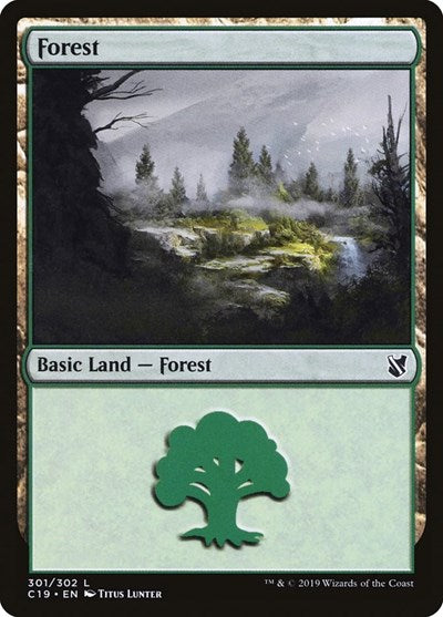 Forest (301) [Commander 2019] | Exor Games Dartmouth