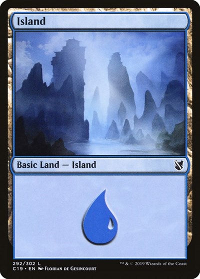 Island (292) [Commander 2019] | Exor Games Dartmouth