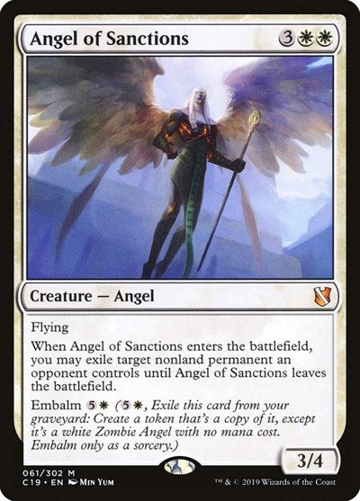 Angel of Sanctions [Commander 2019] | Exor Games Dartmouth