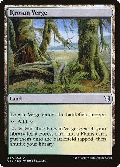 Krosan Verge [Commander 2019] | Exor Games Dartmouth