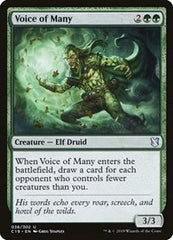Voice of Many [Commander 2019] | Exor Games Dartmouth