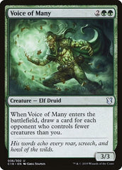 Voice of Many [Commander 2019] | Exor Games Dartmouth