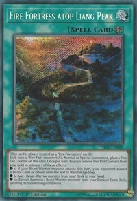 Fire Fortress atop Liang Peak [FIGA-EN018] Secret Rare | Exor Games Dartmouth