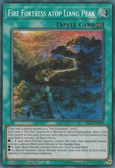 Fire Fortress atop Liang Peak [FIGA-EN018] Secret Rare | Exor Games Dartmouth