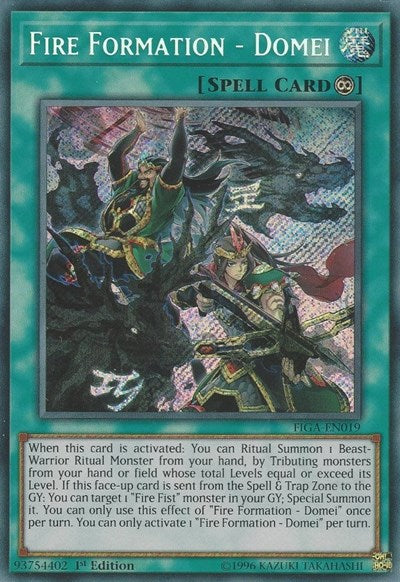 Fire Formation - Domei [FIGA-EN019] Secret Rare | Exor Games Dartmouth