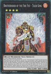 Brotherhood of the Fire Fist - Tiger King [FIGA-EN027] Super Rare | Exor Games Dartmouth