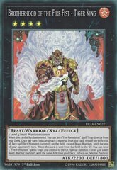 Brotherhood of the Fire Fist - Tiger King [FIGA-EN027] Super Rare | Exor Games Dartmouth