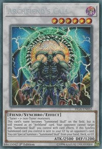 Archfiend's Call [FIGA-EN032] Secret Rare | Exor Games Dartmouth