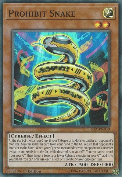 Prohibit Snake [FIGA-EN038] Super Rare | Exor Games Dartmouth